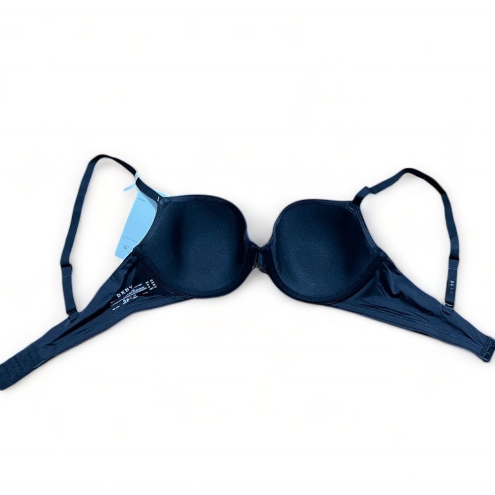 DKNY Womens Underwire Sexy T-Shirt Bra Black 32C - Picture 6 of 7
